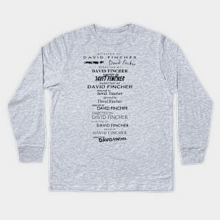 directed by David Fincher (updated for 2023) Kids Long Sleeve T-Shirt